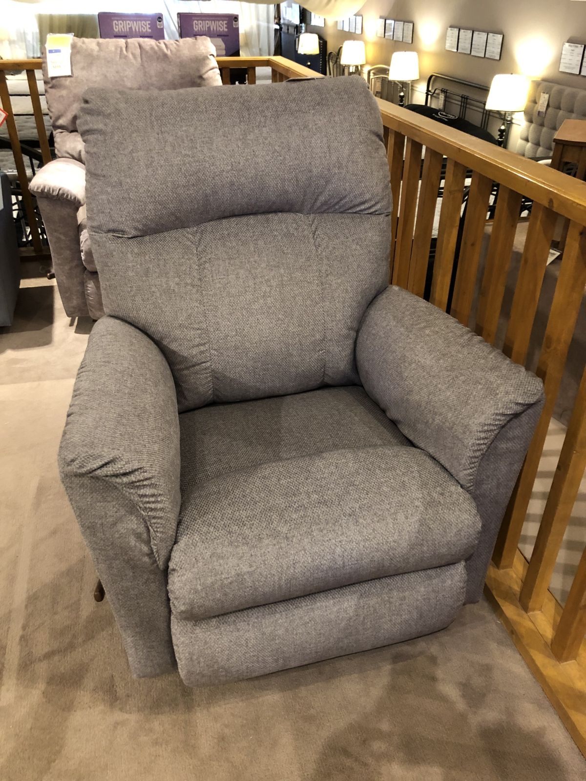 La-Z-Boy Arthur Rocker Recliner Grey 2132720 On Sale for $548.68