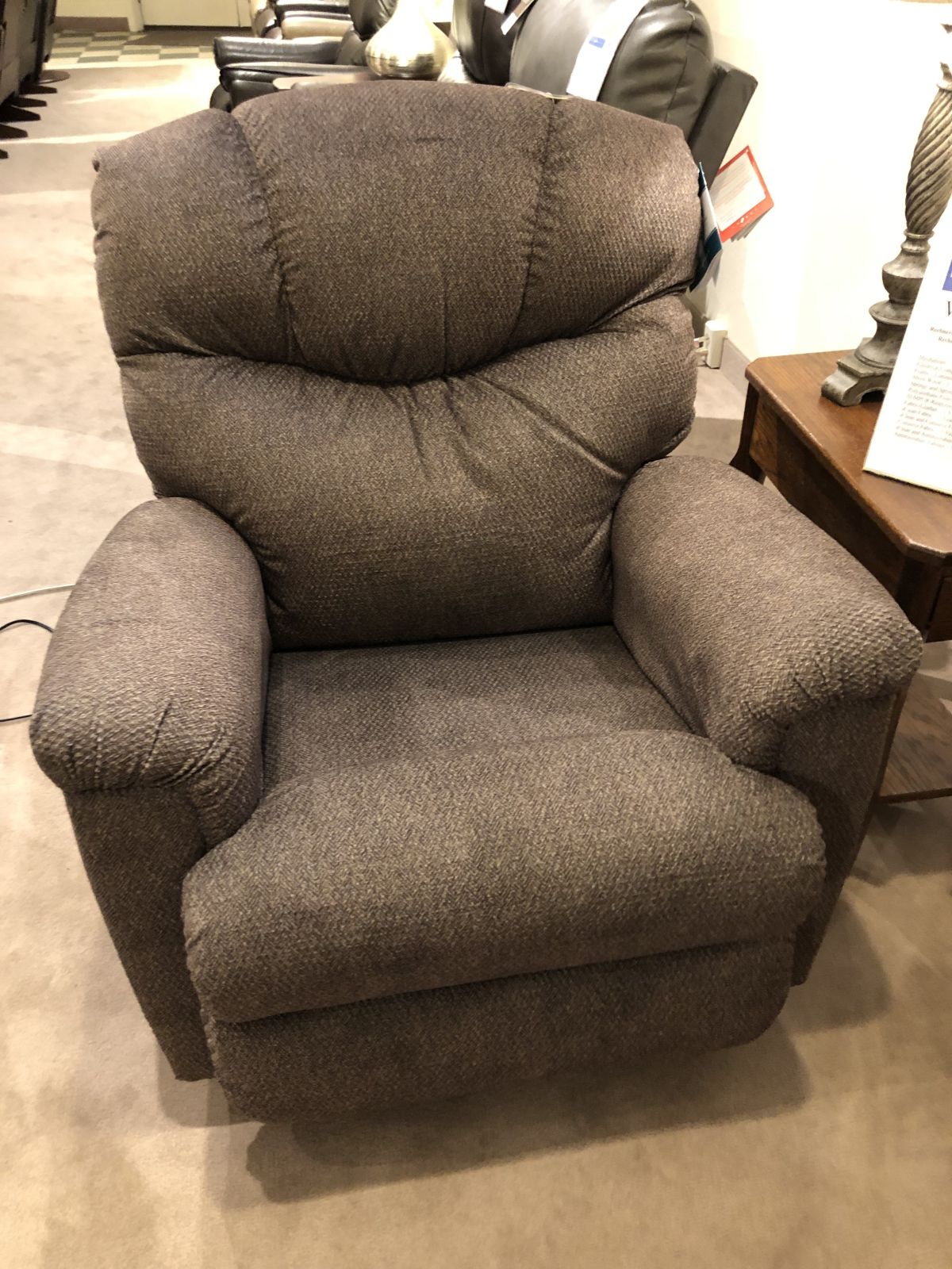 La-Z-Boy Lancer Power Rocker Recliner with Power Headrest and Lumbar Cappuccino 1904820 On Sale for $1,298.68