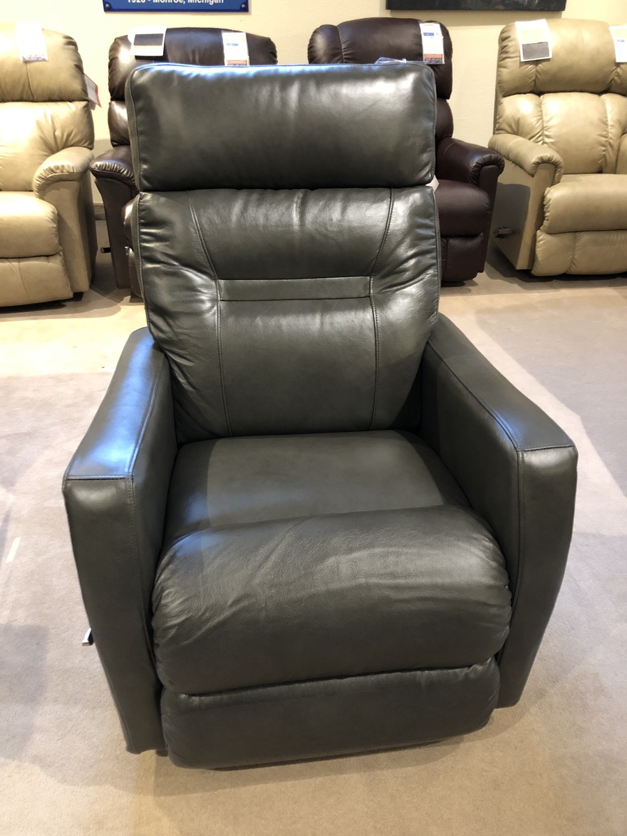 La-Z-Boy Lennon Leather Rocker Recliner Slate 2226380 On Sale for $992.32